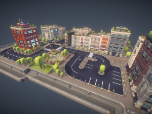 City Set - Proto Series 3D 模型
