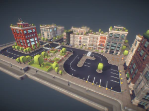 Stadtset - Proto-Serie 3D Modell