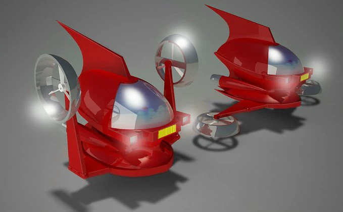 Mazinger Z Pilder 3D Print Model .c4d .max .obj .3ds .fbx .stl .blend