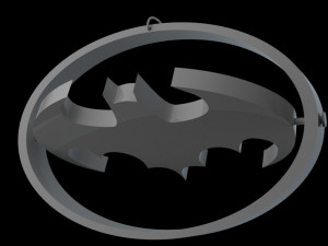 Batman Keychain 3D Print Model