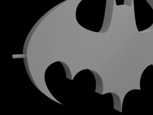 Batman Keychain 3D Print Model