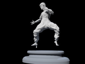 Bruce Lee 3D Print Model
