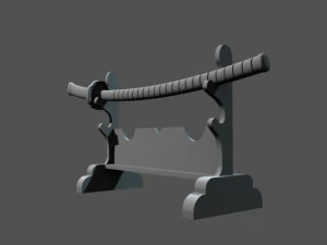 Japon Katanası 3D Baskı Modeli