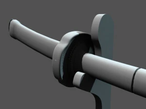 Japon Katanası 3D Baskı Modeli