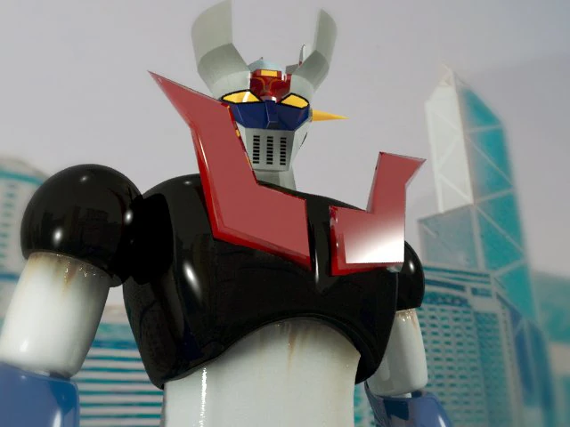 Mazinger Z Biped 3D Model .c4d .max .obj .3ds .fbx .stl .blend 