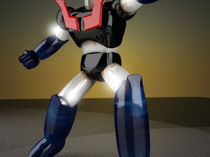 Mazinger Z Biped 3D Model