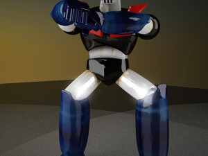 Mazinger Z Biped 3D Model