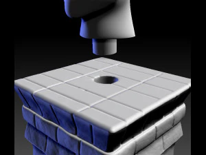 KING PAKAL FACE 3D Print Model