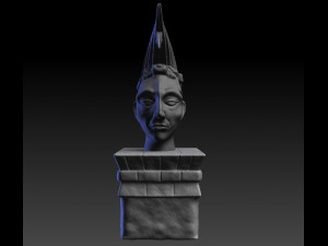 KING PAKAL FACE 3D Baskı Modeli