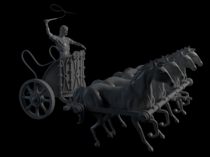 Ben-Hur Roman Chariot 3D Print Model