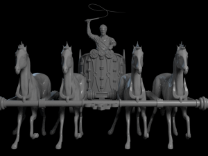 Ben-Hur Roman Chariot 3D Принт Модель