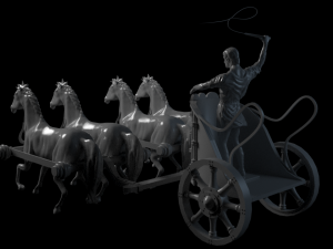 Ben-Hur Roman Chariot 3D Принт Модель