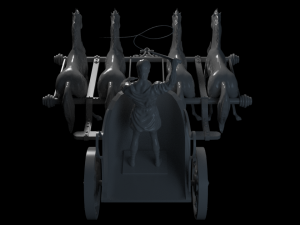 Ben-Hur Roman Chariot 3D Принт Модель