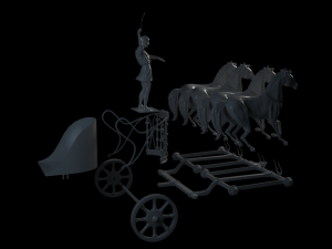 Ben-Hur Roman Chariot 3D Принт Модель