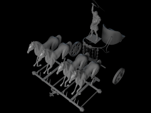 Ben-Hur Roman Chariot 3D Принт Модель