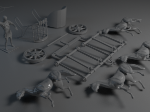 Ben-Hur Roman Chariot 3D Принт Модель