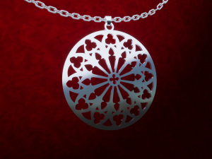 Gothic Pendant for necklace 3Dプリントモデル