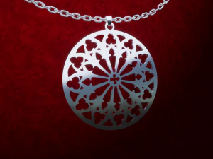Gothic Pendant for necklace 3D Print Model