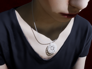 Gothic Pendant for necklace 3Dプリントモデル