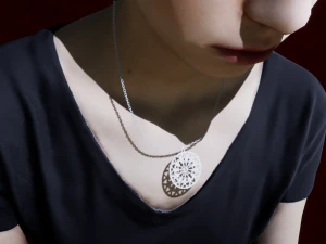 Gothic Pendant for necklace 3D Print Model