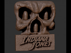 INDIANA JONES SANKARA STONES KEYCHAIN - WALL DECORATION 3D 打印模型