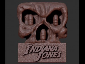 INDIANA JONES SANKARA STEINE Schlüsselanhänger – Wanddekoration 3D Druckmodell