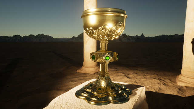 FALSE GRAIL FROM INDIANA JONES AND THE LAST CRUSADE Model Cetak 3D .c4d .max .obj .3ds .fbx .stl .blend 