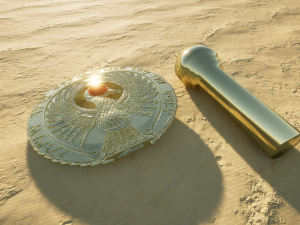 NEW UPDATE OF THE HEADPIECE TO STAFF OF RA INDIANA JONES 3D Print Model