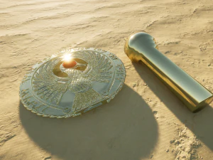 NEW UPDATE OF THE HEADPIECE TO STAFF OF RA INDIANA JONES 3D Print Model