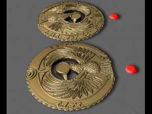 NEW UPDATE OF THE HEADPIECE TO STAFF OF RA INDIANA JONES 3D Print Model
