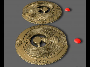 NEW UPDATE OF THE HEADPIECE TO STAFF OF RA INDIANA JONES 3D Print Model