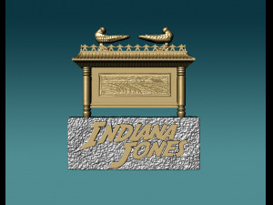INDIANA JONES LOST ARK WITH LOGOTYPE 3Dプリントモデル