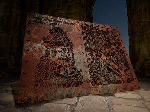 ENGRAVING OF VLAD TEPES DRACULA 3Dプリントモデル