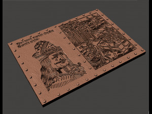 ENGRAVING OF VLAD TEPES DRACULA Modèles 3D en vedette
