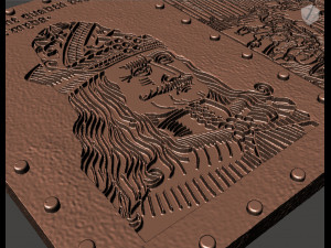ENGRAVING OF VLAD TEPES DRACULA Modèles 3D en vedette