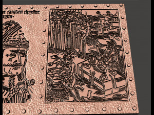 ENGRAVING OF VLAD TEPES DRACULA Modèles 3D en vedette