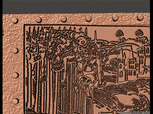 ENGRAVING OF VLAD TEPES DRACULA Modèles 3D en vedette