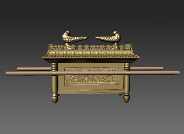 Indiana Jones Ark of the Covenant 3D प्रिंट मॉडल .c4d .max .obj .3ds .fbx .stl .blend 