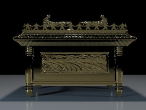 Indiana Jones Ark of the Covenant 3D प्रिंट मॉडल