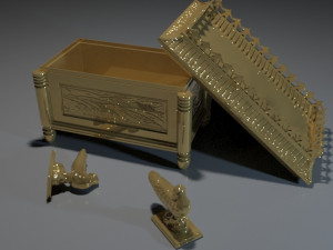 Indiana Jones Ark of the Covenant 3D प्रिंट मॉडल