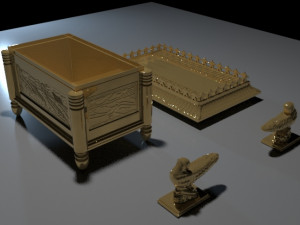 Indiana Jones Ark of the Covenant 3D प्रिंट मॉडल