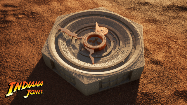 Indian Jones Dial of Destiny Modelo de Impressão 3D .c4d .max .obj .3ds .fbx .stl .blend 
