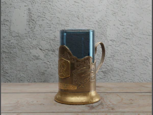 Подстаканник РЖД 3D Модель