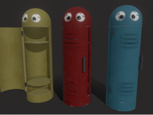 Poppy playtime lockers Modelo 3D