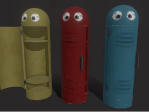 Шафки Poppy playtime 3D Модель