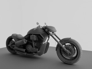 Yamaha motor cycle Model 3D