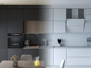 Kitchen modern Modelo 3D
