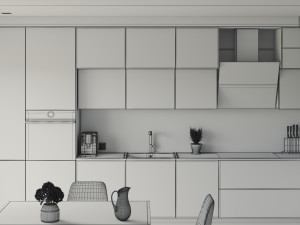 Kitchen modern Modelo 3D