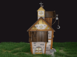 Village house 3D-Modell