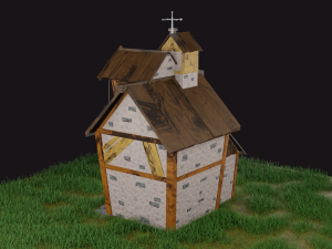 Village house 3D-Modell